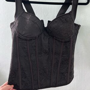SOLD - BLACK CORSET TOP! Super cute going out top!